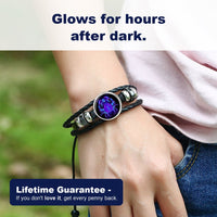 Glows for hours after dark - lifetime guarantee