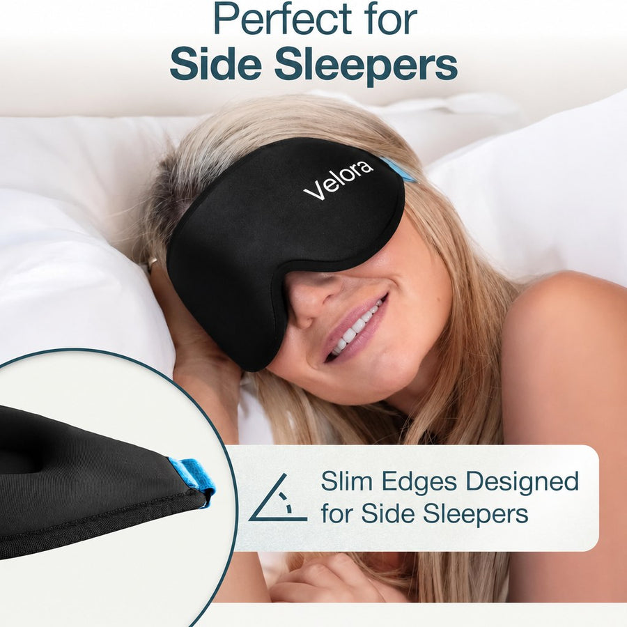 Slim edges designed for side sleepers